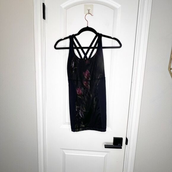 Lululemon Energy Tank Midnight Iris Multi / Black - Picture 4 of 5